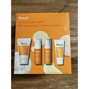 Murad Shield & Brighten Kit Cleanser Dark Spot Brightening Serum SPF 50 NIB